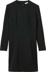 Calvin Klein Jeans Milano Side Logo Tap Dress Musta XS Nainen