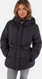 Calvin Klein Logo Belt Short Puffer