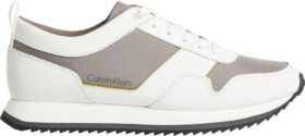 Calvin Klein Low Top Lace Up Mix Trainers Valkoinen,Harmaa EU 44 Mies