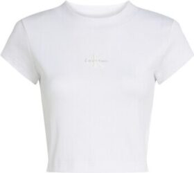 Calvin Klein Lyhythihainen t-paita Calvin Klein Jeans  MONOGRAM BABY TEE LV047AB802  EU XS