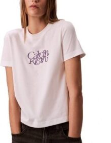 Calvin Klein Lyhythihainen t-paita Calvin Klein Jeans  Ss Fitted Script Calvin  EU S