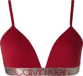 Calvin Klein Underwear Triangle Light Lined Bra Punainen S Nainen