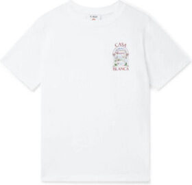 Casablanca Lyhythihainen t-paita Casablanca  LE PASSAGE TSHIRT WHITE  EU S