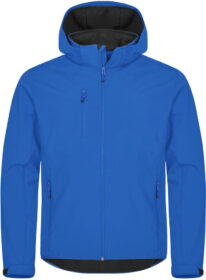 Clique Classic Softshell Hoody takki miehille Keskisininen / 3XL