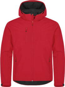 Clique Classic Softshell Hoody takki miehille Punainen / XL