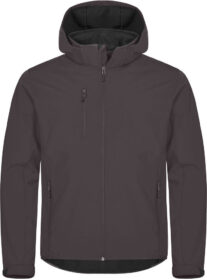 Clique Classic Softshell Hoody takki miehille Tummanharmaa / L