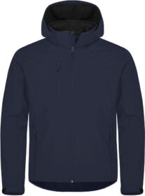 Clique Classic Softshell Hoody takki miehille Tummansininen / 3XL