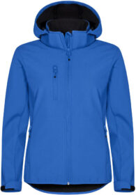 Clique Classic Softshell Hoody takki naisille Keskisininen / XXL