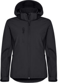 Clique Classic Softshell Hoody takki naisille Musta / S