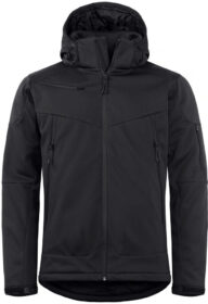 Clique Grayland topattu softshell takki miehille Musta / 3XL