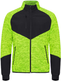 Clique Haines fleecetakki miehille Visibility Yellow / M