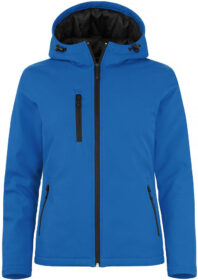 Clique Padded Hoody Softshell takki naisille Keskisininen / M