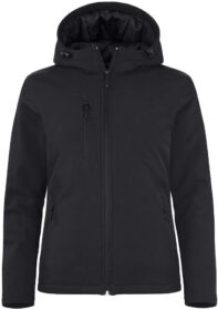 Clique Padded Hoody Softshell takki naisille Musta / L