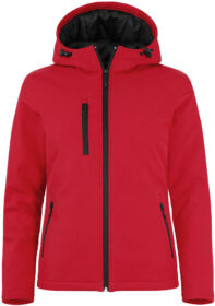 Clique Padded Hoody Softshell takki naisille Punainen / XL