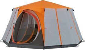 Coleman Cortes Octagon 8 Telttailu Kova runko 8 henkilö(t) 157 m² 207 kg Harmaa Oranssi