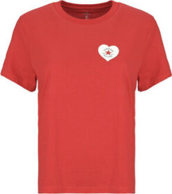 Converse Lyhythihainen t-paita Converse  VALENTINES LOVE CHUCKS STANDARD FIT TEE  EU XS