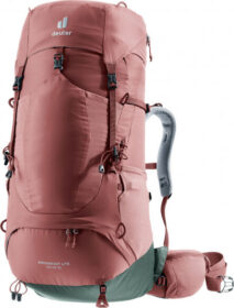 Deuter Women’s Aircontact Lite 45 + 10 SL – Trekkingreppu Koko 45 + 10 l, vaaleanpunainen