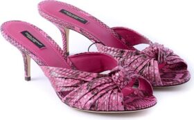 Dolce & Gabbana 742720 Heel Sandals Pinkki EU 36 Nainen