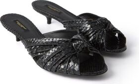 Dolce & Gabbana 742721 Heel Sandals Musta EU 38 Nainen