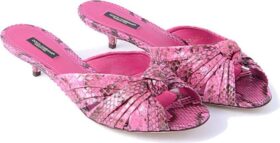 Dolce & Gabbana 742721 Heel Sandals Pinkki EU 40 Nainen