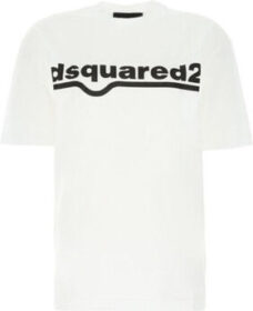 Dsquared Lyhythihainen t-paita Dsquared  T-SHIRT S75GD0141 WHITE  EU S