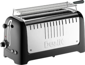 Dualit Leivänpaahdin Lite Pitkä 4 Viipaletta Kiiltävä musta