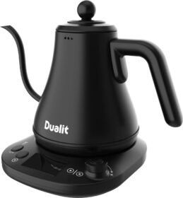 Dualit Pour Over vedenkeitin 08 L Musta