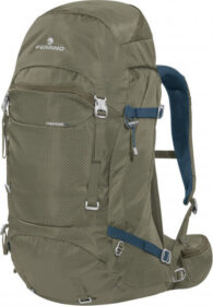 Ferrino Backpack Finisterre 48 – Trekkingreppu Koko 48 l, harmaa; oliivinvihreä