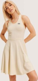 Fila Yksiväriset mekot – Antique White – TELDAU Skater Dress – Mekot