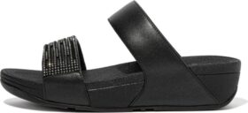 Fitflop Lulu Lasercrystal Leather Sandals Musta EU 37 Nainen