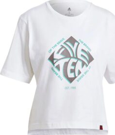 Five Ten Cropped Graphic Lyhythihainen T-paita