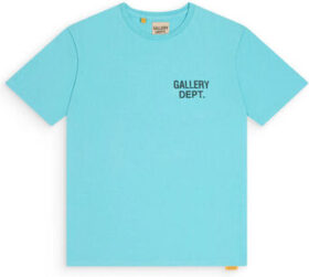 gallery dept Lyhythihainen t-paita gallery dept  SOUVENIR TEE LIGHT TEAL  EU M
