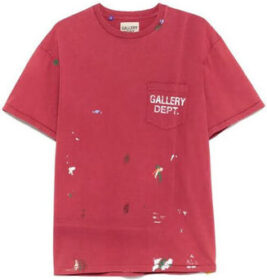 gallery dept Lyhythihainen t-paita gallery dept  VINTAGE LOGO PAINTED TEE RED  EU S