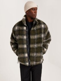Gant Check Fleece Full Zip Syys- & Kevättakit Multicolor