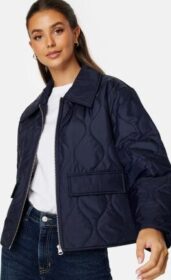 GANT Quilted Collored Jacket Evening Blue M