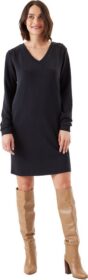 Garcia H30286 Long Sleeve Short Dress Musta M Nainen