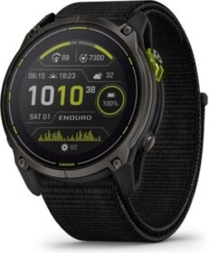 Garmin Enduro 3 Solar Sapphire – ultrajuoksu GPS-juoksukello Sapphire-lasi aurinkolataus pitkäkestoinen akku rannesykemittaus