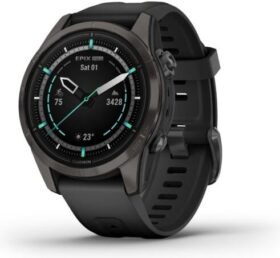 Garmin epix™ Pro (Gen 2) Sapphire 42 mm — Sapphire-lasi GPS-juoksu- ja sykemittari sekä navigointikello
