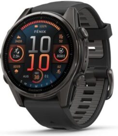 Garmin fēnix 8 (43 mm) Sapphire musta – AMOLED-näyttö Multisport- ja juoksu-älykello pitkä akunkesto & tarkka GPS