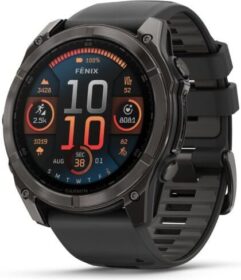 Garmin fēnix 8 51 mm Sapphire AMOLED musta – GPS-älykello/juoksukello rannesykemittari pitkä akunkesto