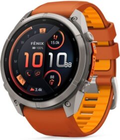 Garmin fēnix 9 Pro AMOLED InReach – 51 mm K. ONE SIZE Oranssi Unisex