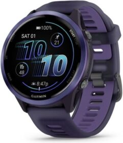 Garmin Forerunner® 570 47 mm violetti – GPS-juoksukello edistyneet harjoitus- ja sykemittaukset