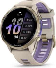 Garmin Forerunner® 970 43 mm – violetti/harmaa juoksukello ja rannesykemittari GPS edistyneet juoksu‑ ja harjoitusominaisuudet aktiivisuusmittaus