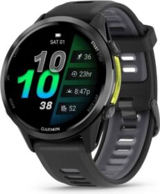 Garmin Forerunner® 970 46 mm musta — GPS-juoksukello & rannesykemittari monitaajuinen GNSS juoksudynamiikka ja kartat tarkat harjoitus- ja suorituskykymittarit