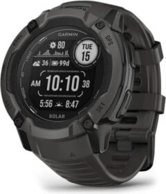 Garmin Instinct 2X Solar — musta GPS-älykello/juoksukello Solar-lataus rannesykemittaus pitkä akunkesto kestävä outdoor