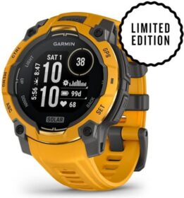 Garmin Instinct 3 – 45 mm Solar K. ONE SIZE Keltainen Unisex