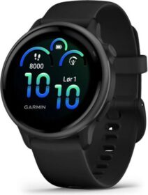 Garmin vívoactive 6 – 33 mm musta GPS-älykello juoksuun rannesykemittaus ja monilajitoiminnot