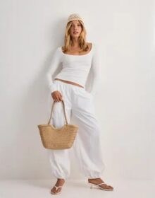 Gina Tricot Beige – Braided Straw Bag