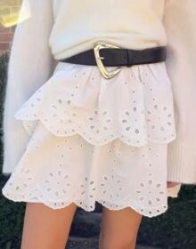 Gina Tricot Musta – Chunky buckel belt