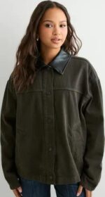 Gina Tricot Ruskea – Barn denim jacket